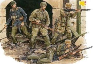 1/35 German Fallschrimjaeger ( Monte Cass.)