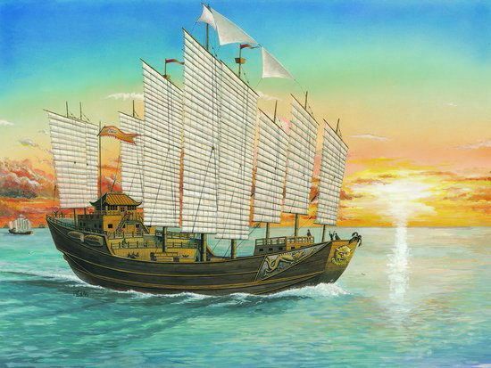 Chinese CHENGBO-60 cm Sailing Ship -
