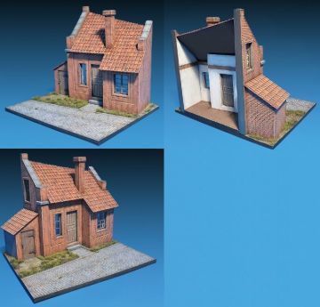 1/35 Dutch Village Diorama