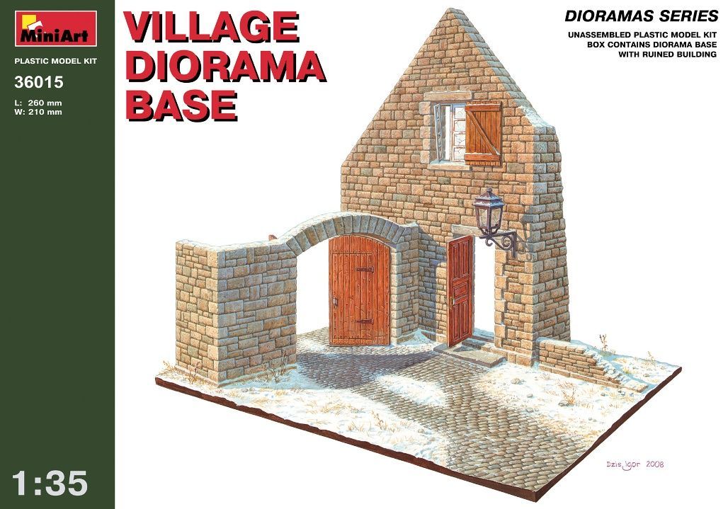 1/35 Village Diorama Base