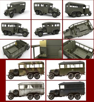 1/35 GAZ-05-193 Staff Bus