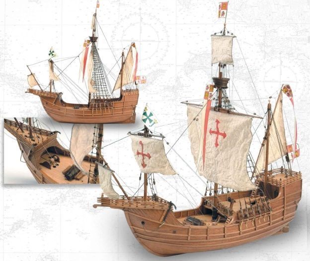 Santa Maria Dikilmiş Yelkenli  1/65 ÖLÇEK