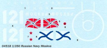 1/350 Russian NAVY Moskva
