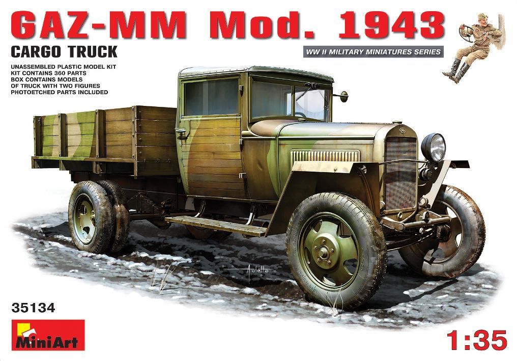 1/35 GAZ-MM Mod.1943 Cargo Truck