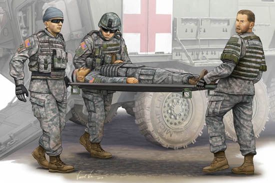 1/35 Modern U.S. Army – Stretcher Ambulance Team