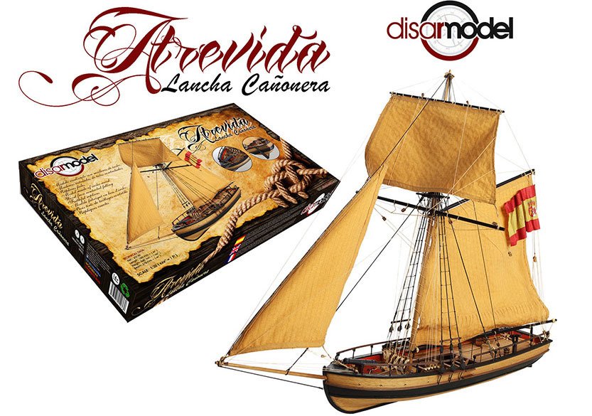 AFI20130   Atrevida Gunboat 1/30 ÖLÇEKLİ