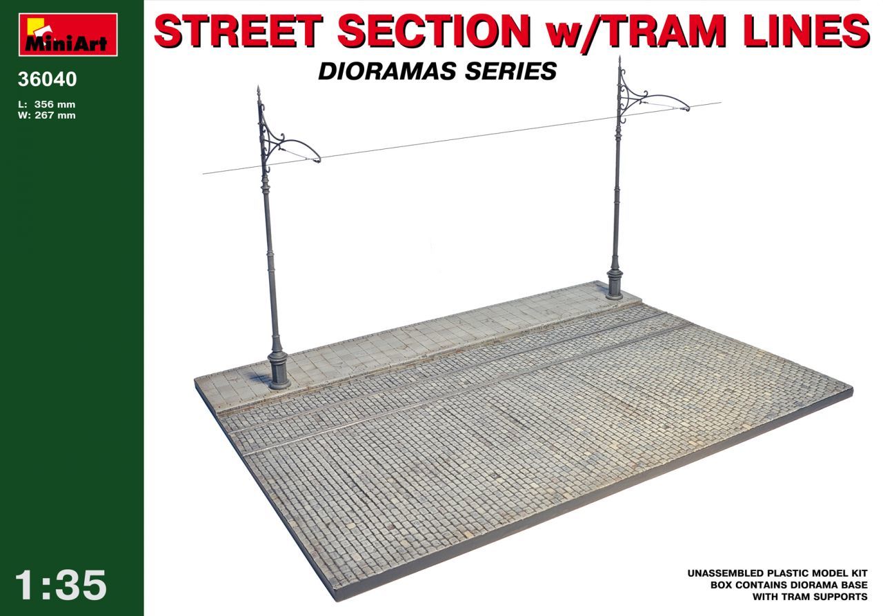 1/35 Street Section with Tramline