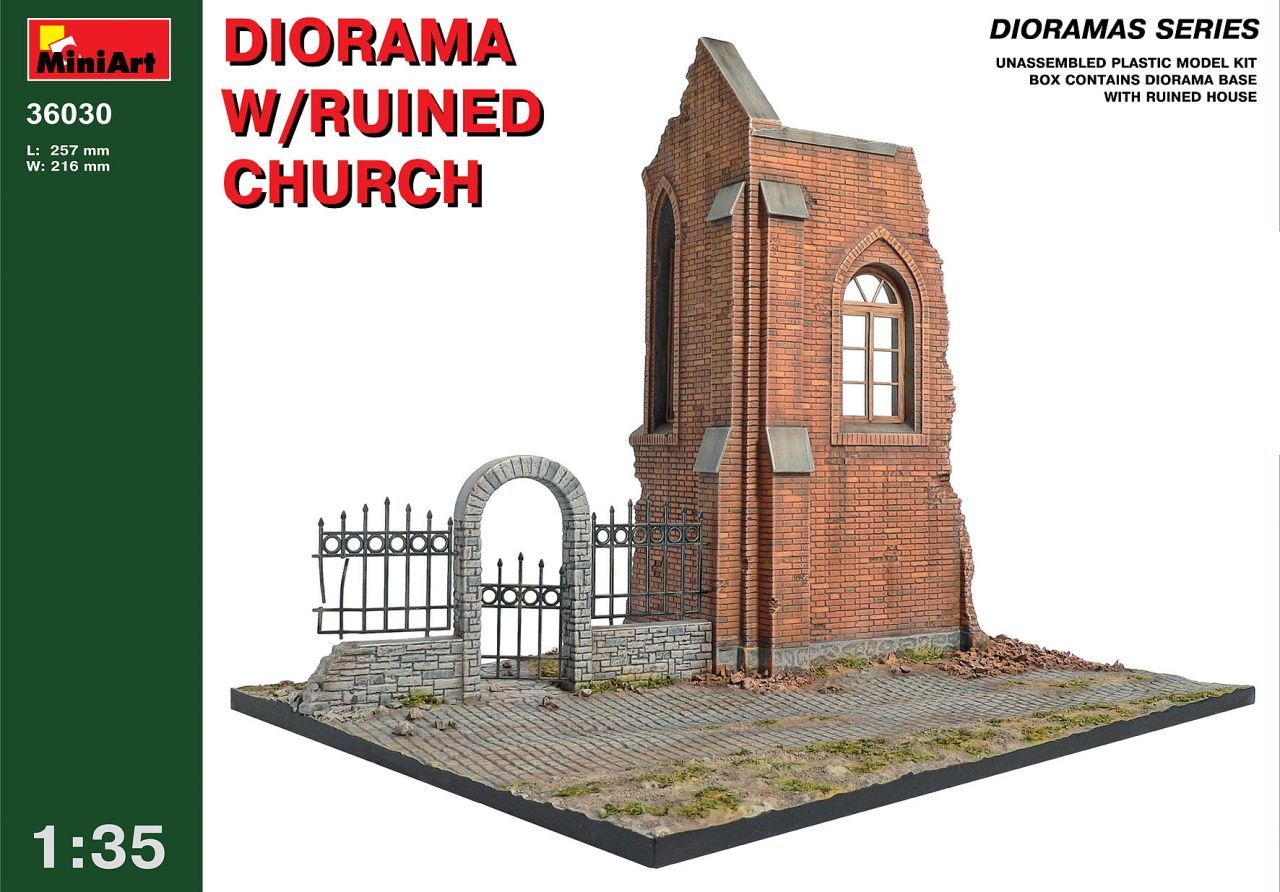 1/35 Diorama w/Ruines Church