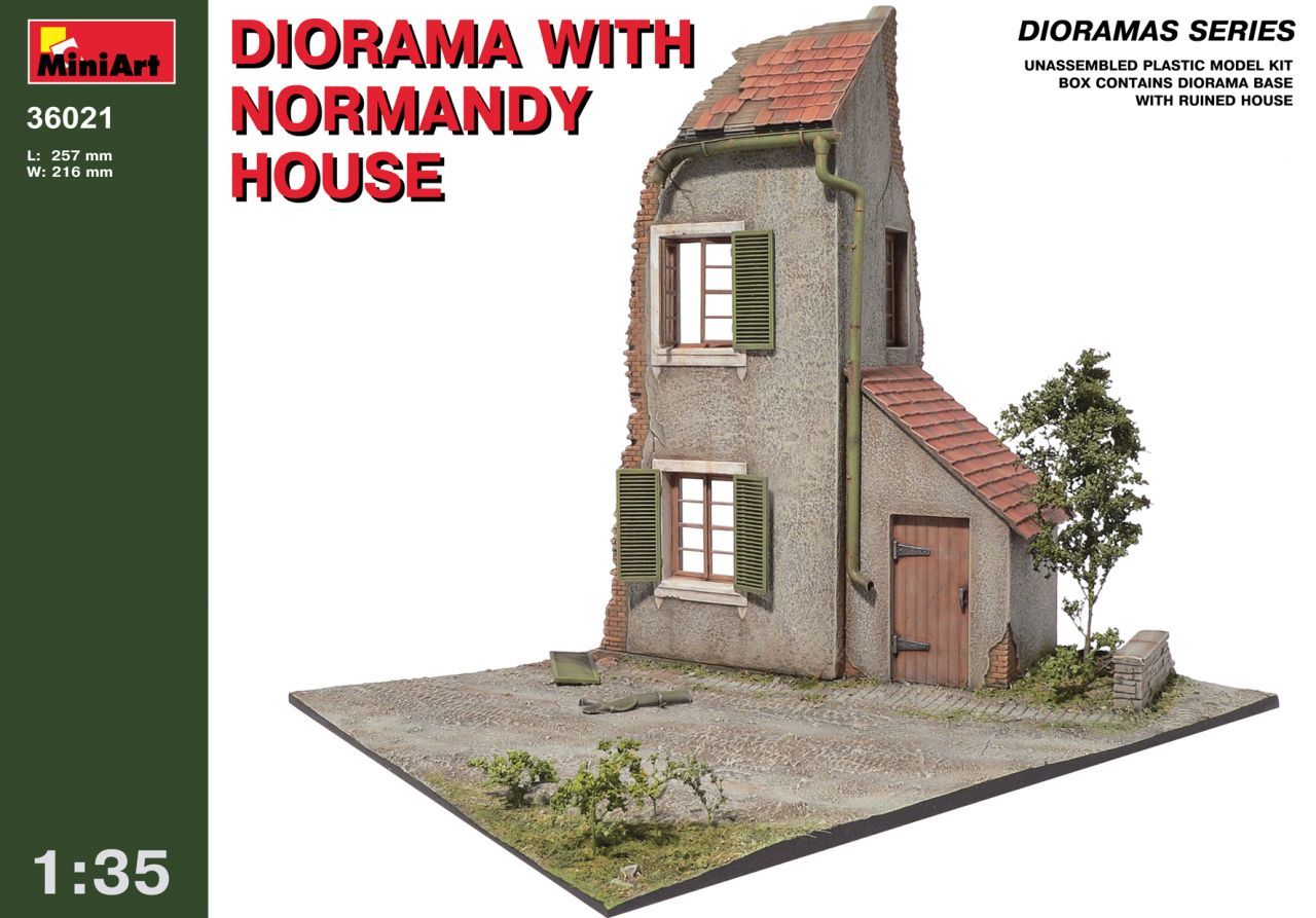 1/35 Diorama w'Normandy House