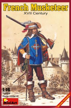 1/16 French Musketeer. XVII c.