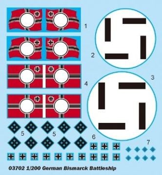 1/200 Ger.Bismarck Battleship ve 06627 Upgrade Set