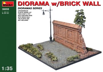 1/35 Diorama with Brick Wall