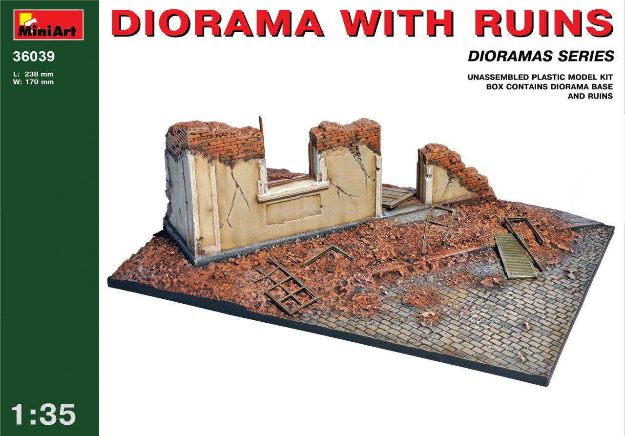 1/35 Diorama with Ruins