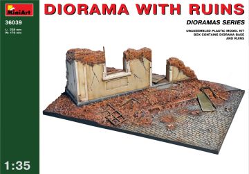 1/35 Diorama with Ruins