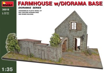 1/35 Farmhouse w/Diorama Base