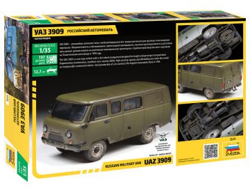 Zvezda 3644 Russian Miliatary Van UAZ 3909