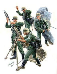 1/35 Ger. Mortar w/Tr+Crew