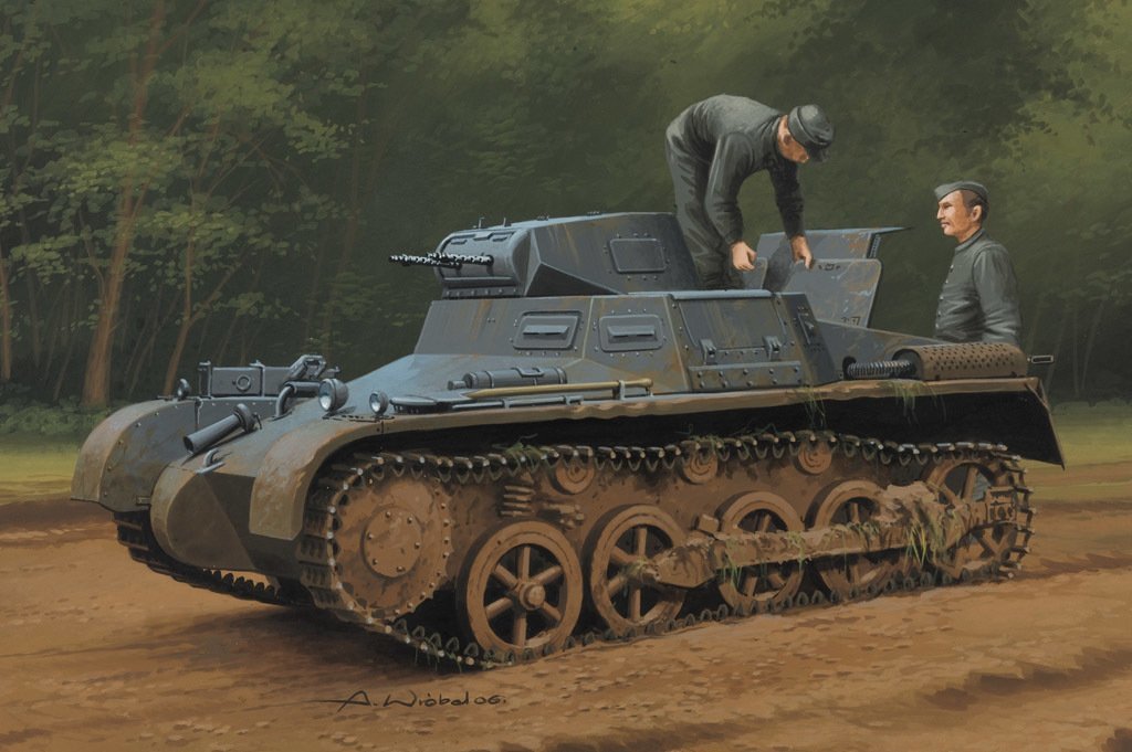 1/35 Ger. Pz.Kpfw. 1 Ausf.A Sd.Kfz.101 Early/late