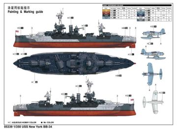1/350 USS New York BB-34