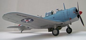 1/18 SBD-3/4 Dauntless Assy. Kit (Merit)