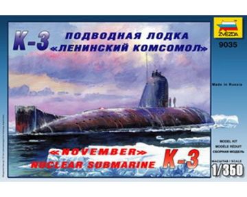 1/350 K-3 Nuclear Submarine November Class