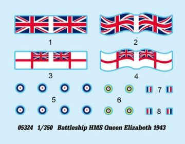 1/350 Battleship HMS Queen Elisabeth
