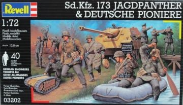 1/72 Sd.Kfz.173 Jagdpanther & Deutsche Pioniere