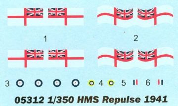 1/350 HMS Repulse 1941