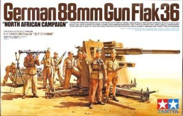 88mm Gun Flak 36 Kuzey Afrika