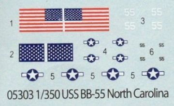 1/350 USS BB-55 North Carolina