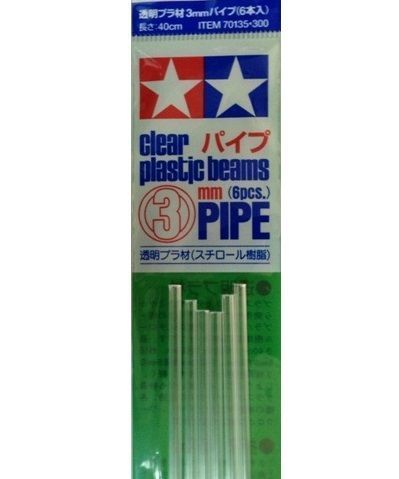 Plastik Şeffaf Boru 3mm *6