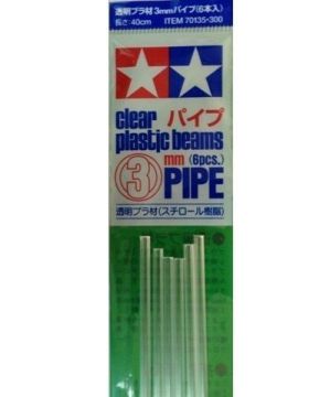 Plastik Şeffaf Boru 3mm *6