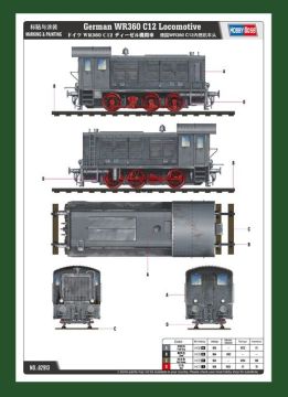 1/72 German WR360 C12 Locomotive