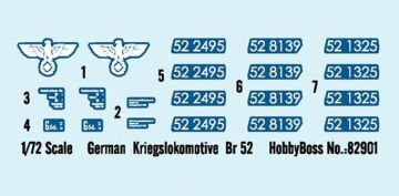 1/72 German Kriegslokomotive BR-52