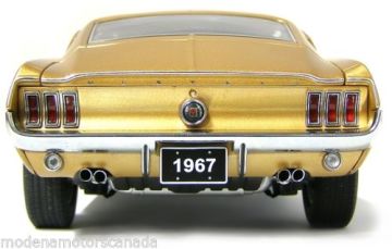 1967 FORD MUSTANG GT 390 Fastback GOLD 1/18