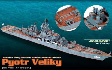 1/700 Russian NAVY Pyotr Veliky