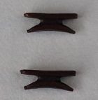 METAL BURNISHED CLEATS 9mm 6Pcs