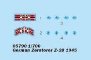 1/700 German Zerstorser Z-28 1945