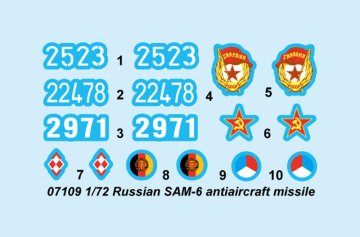 Russian SAM-6 Antiaircraft Missile  1/72