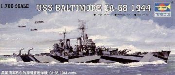 1/700 USS Baltimore CA-68 1944