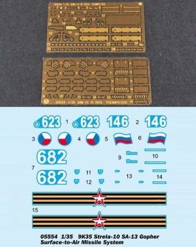 1/35 9K35 Strela-10 SA-13 Gopher SAM System