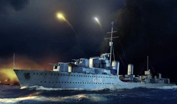 1/350 HMS Zulu Destroyer 1941