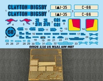 1/16 US M1A1M MBT