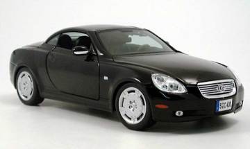 LEXUS SC 430 BLACK  2002