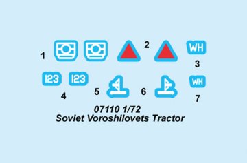 1/72 Soviet Voroshilovets Tractor