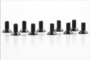 Kyosho 1117 Flat Head 2 6 X 6MM Metallic Screws 10