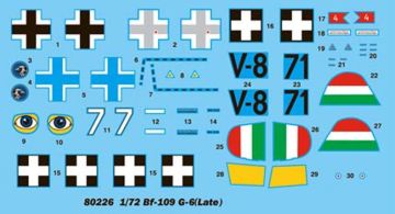 1/72 Bf109-G (late)