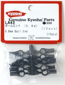 LA43  KYOSHO  5.8mm Ball End (12pcs)