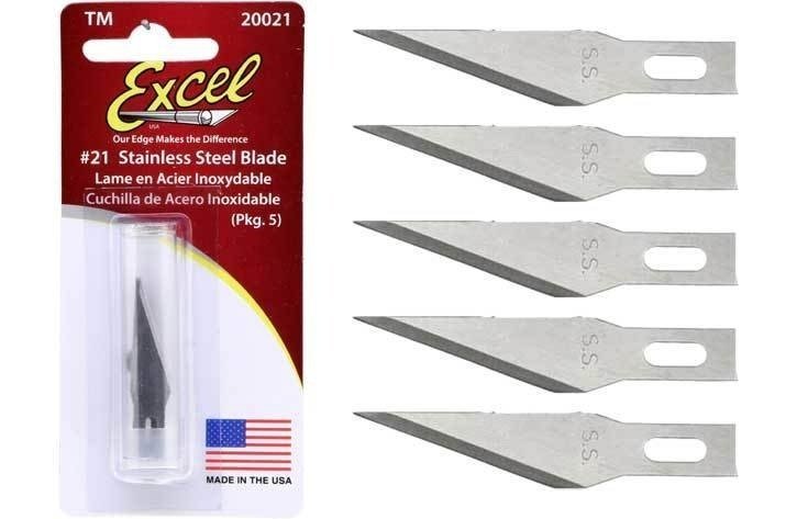 No.11SS K-1 Paslanmaz Çelik Maket Bıçağı Ucu ( 5 li paket)