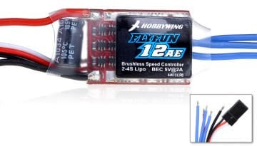 HobbyWing FlyFun 12A Fırçasız Hız Kontrol Cihazı 07E02-Proton-12A-43